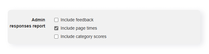 Tick box to configure page times